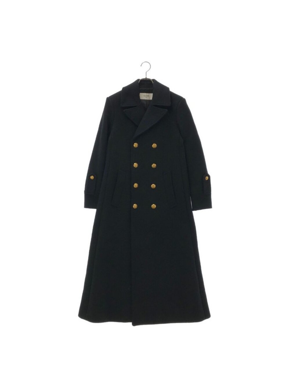 Celine Seventies Pea Coat Black 38